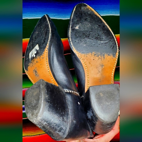 Texas Boot Co Steel Tip Western Cowboy Boot Womens 7 1/2 - Picture 4 of 4